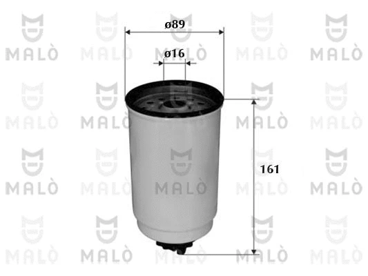 1520060 MALO Топливный фильтр (фото 1)