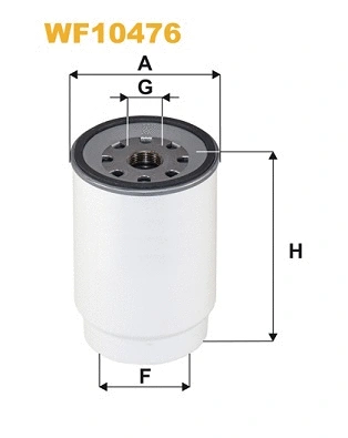 WF10476 WIX Топливный фильтр (фото 1)