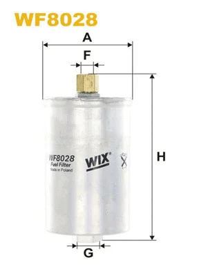 WF8028 WIX Топливный фильтр (фото 1)