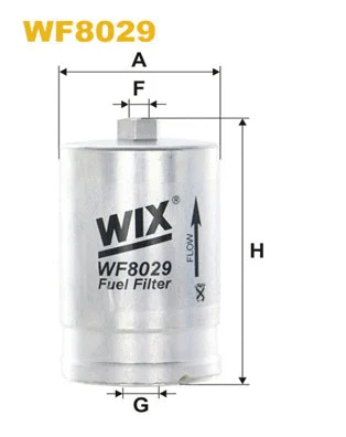 WF8029 WIX Топливный фильтр (фото 1)