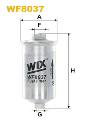WF8037 WIX Топливный фильтр (фото 1)