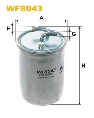 WF8043 WIX Топливный фильтр (фото 1)
