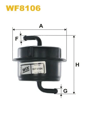 WF8106 WIX Топливный фильтр (фото 1)