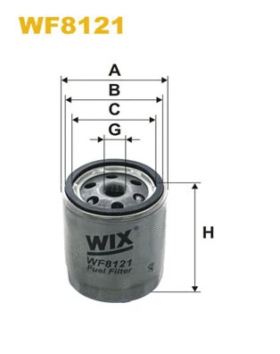 WF8121 WIX Топливный фильтр (фото 1)