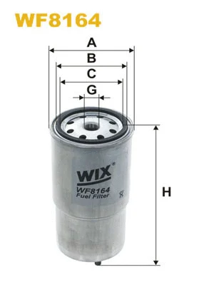 WF8164 WIX Топливный фильтр (фото 1)