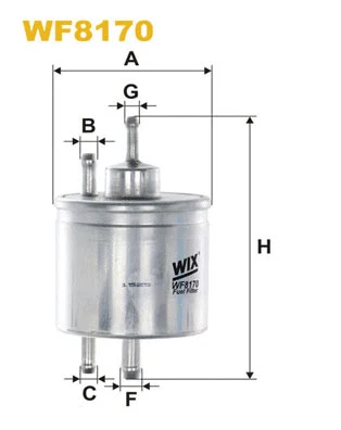 WF8170 WIX Топливный фильтр (фото 1)