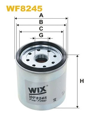 WF8245 WIX Топливный фильтр (фото 1)