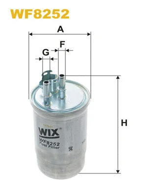 WF8252 WIX Топливный фильтр (фото 1)