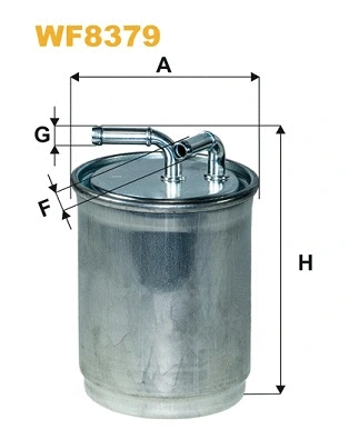 WF8379 WIX Топливный фильтр (фото 1)