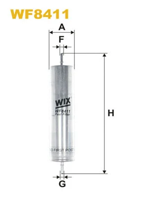 WF8411 WIX Топливный фильтр (фото 1)