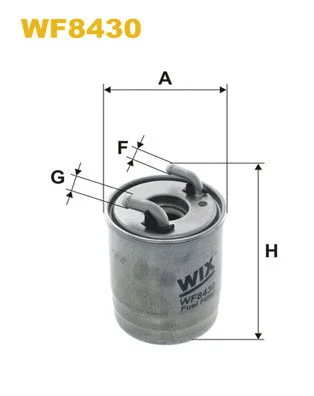 WF8430 WIX Топливный фильтр (фото 1)