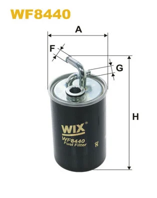 WF8440 WIX Топливный фильтр (фото 1)