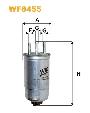 WF8455 WIX Топливный фильтр (фото 1)