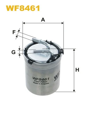 WF8461 WIX Топливный фильтр (фото 1)
