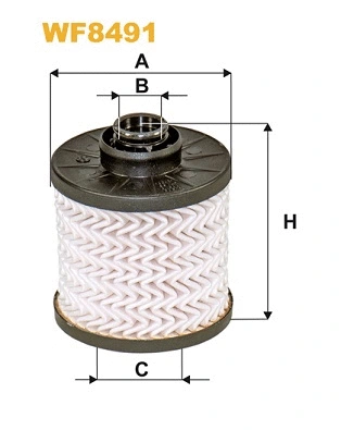 WF8491 WIX Топливный фильтр (фото 1)