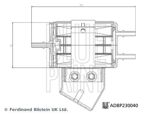 ADBP230040 BLUE PRINT Топливный фильтр (фото 3)