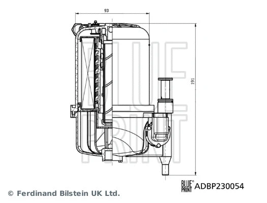 ADBP230054 BLUE PRINT Топливный фильтр (фото 1)