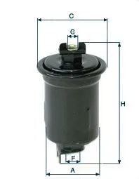XB161 UNIFLUX Топливный фильтр (фото 1)