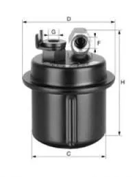 XB212 UNIFLUX Топливный фильтр (фото 1)