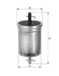 XB239 UNIFLUX Топливный фильтр (фото 1)