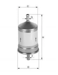 XB34 UNIFLUX Топливный фильтр (фото 1)