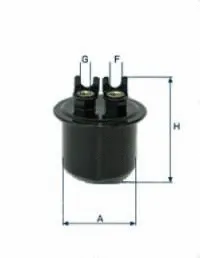 XB45 UNIFLUX Топливный фильтр (фото 1)