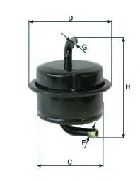 XB81 UNIFLUX Топливный фильтр (фото 1)