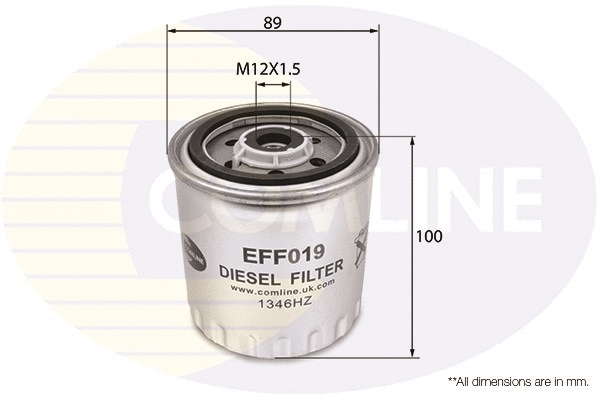 EFF019 COMLINE Топливный фильтр (фото 1)