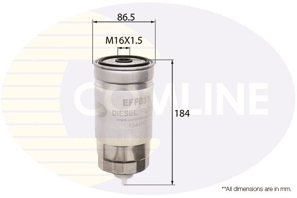 EFF037 COMLINE Топливный фильтр (фото 1)