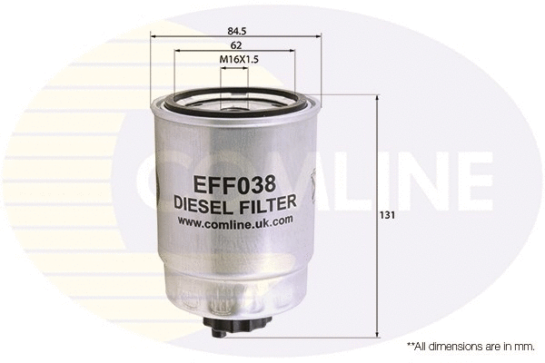 EFF038 COMLINE Топливный фильтр (фото 1)