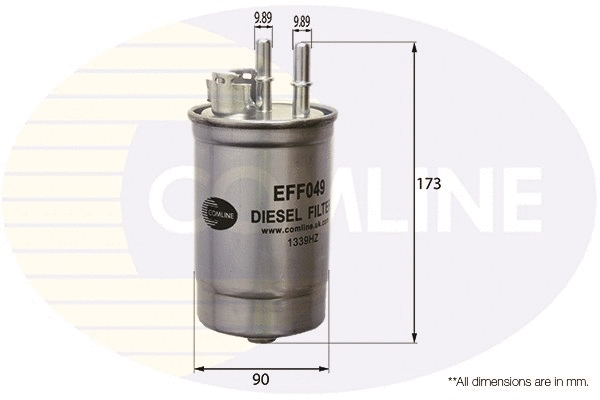 EFF049 COMLINE Топливный фильтр (фото 1)