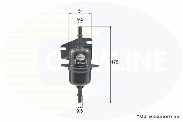 EFF101 COMLINE Топливный фильтр (фото 1)