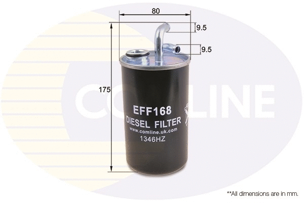 EFF168 COMLINE Топливный фильтр (фото 1)