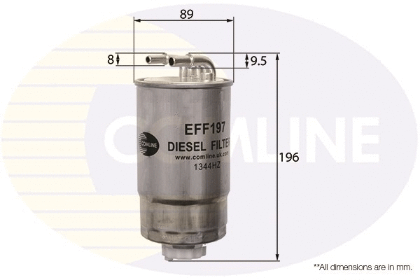 EFF197 COMLINE Топливный фильтр (фото 1)