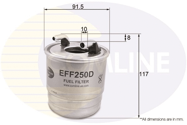 EFF250D COMLINE Топливный фильтр (фото 1)