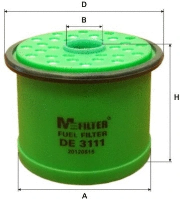 DE 3111 MFILTER Топливный фильтр (фото 1)