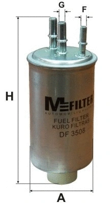DF 3508 MFILTER Топливный фильтр (фото 1)