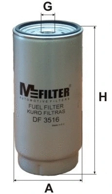 DF 3516 MFILTER Топливный фильтр (фото 1)