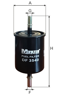 DF 3540 MFILTER Топливный фильтр (фото 1)