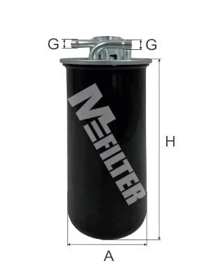 DF 3567 MFILTER Топливный фильтр (фото 1)
