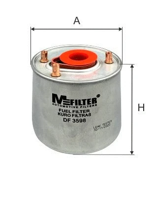 DF 3598 MFILTER Топливный фильтр (фото 1)