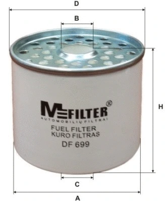 DF 699 MFILTER Топливный фильтр (фото 1)