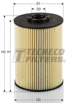 GS0927E TECNECO FILTERS Топливный фильтр (фото 1)