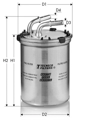 GS10100 TECNECO FILTERS Топливный фильтр (фото 1)