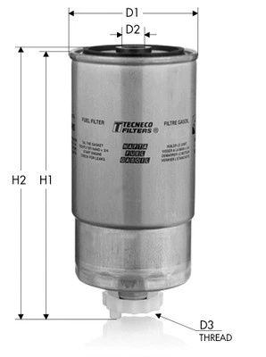 GS111 TECNECO FILTERS Топливный фильтр (фото 1)