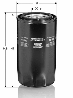 GS180 TECNECO FILTERS Топливный фильтр (фото 1)