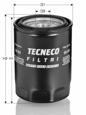 GS203 TECNECO FILTERS Топливный фильтр (фото 1)