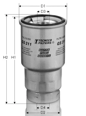 GS211 TECNECO FILTERS Топливный фильтр (фото 1)