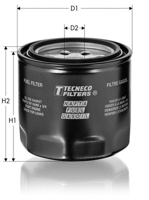 GS4766 TECNECO FILTERS Топливный фильтр (фото 1)