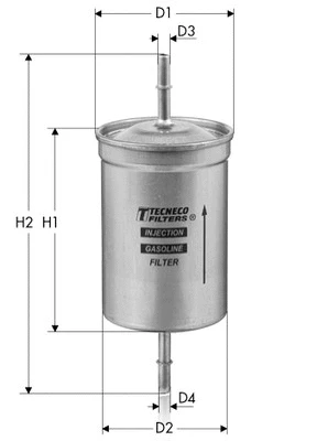 IN70 TECNECO FILTERS Топливный фильтр (фото 1)